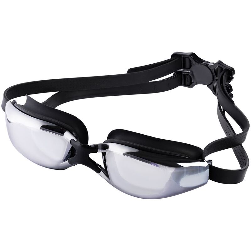 Очки для плавания зеркальные Underwater, черные арт.16644.30