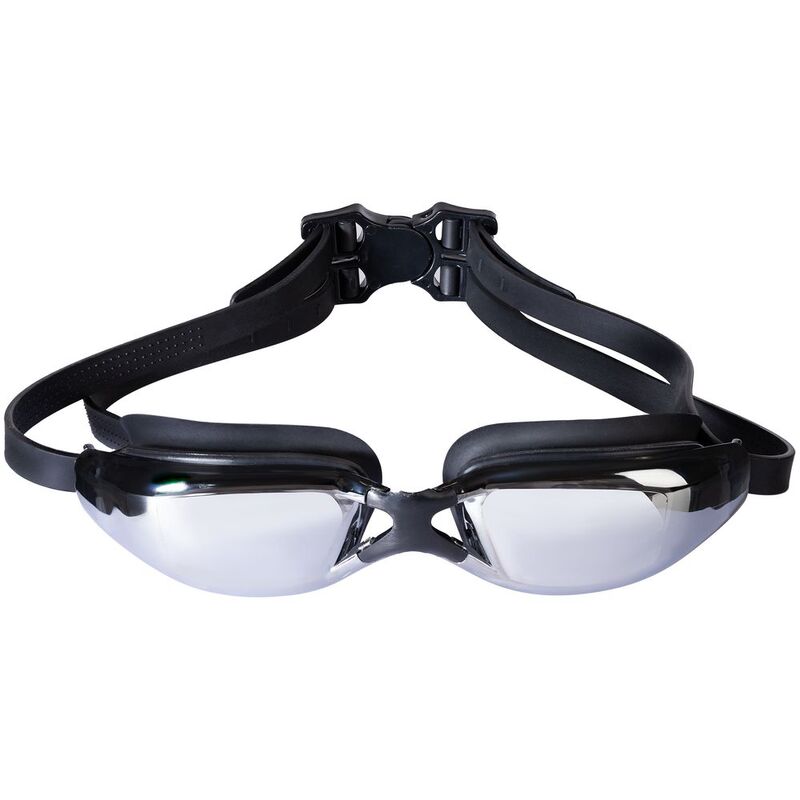 Очки для плавания зеркальные Underwater, черные арт.16644.30