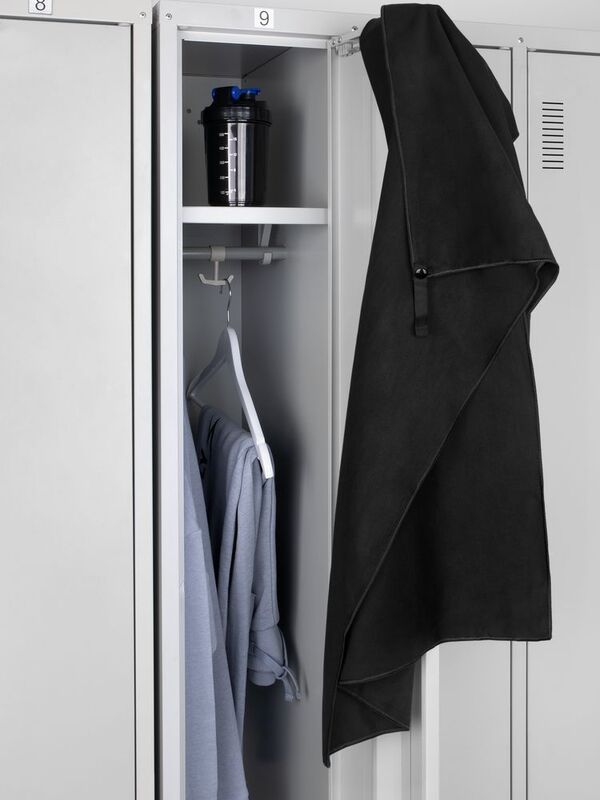 Полотенце спортивное Snaab, черное арт.16645.30