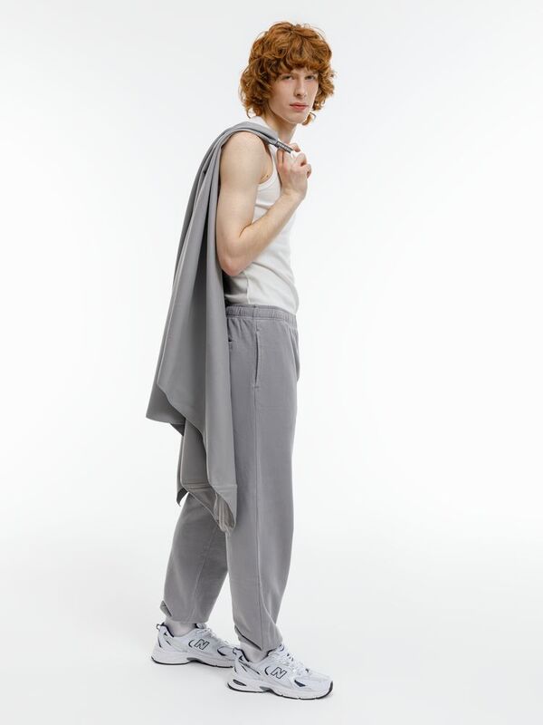 Полотенце спортивное Hard Work, серое арт.17928.10