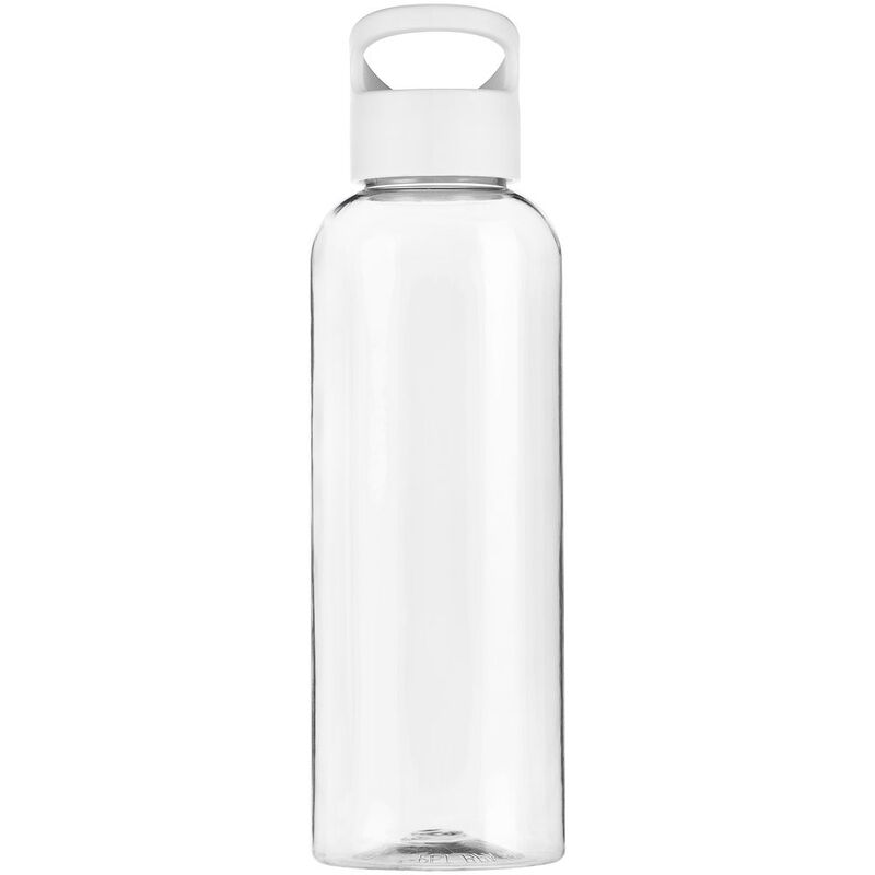 Бутылка для воды Plaske, прозрачная с белой крышкой арт.16554.60