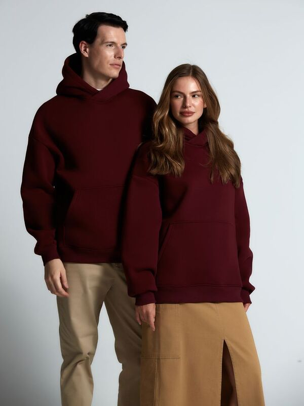Худи Kulonga Oversize, бордовое арт.14101.55