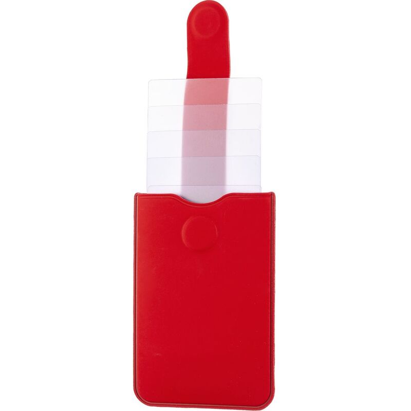 Чехол для карточек Faery, красный арт.20241.50