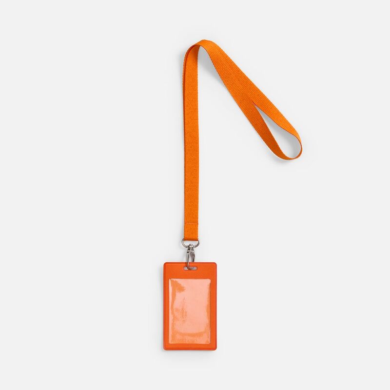 Лента для бейджа Pin, оранжевая арт.20242.20