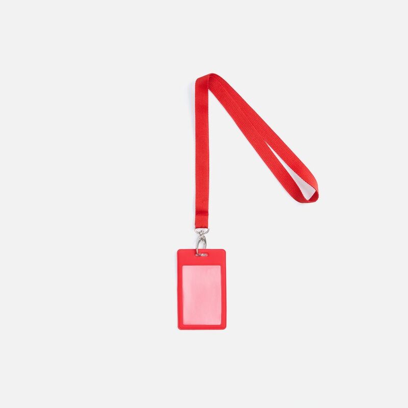 Лента для бейджа Pin, красная арт.20242.50