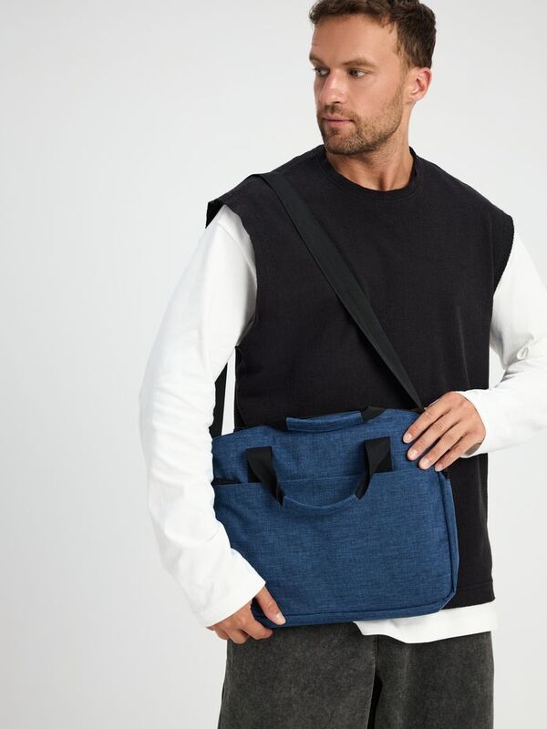 Сумка для ноутбука Delegate, синяя арт.16585.40