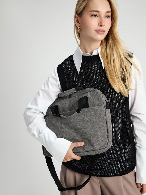 Сумка для ноутбука Delegate, серая арт.16585.10