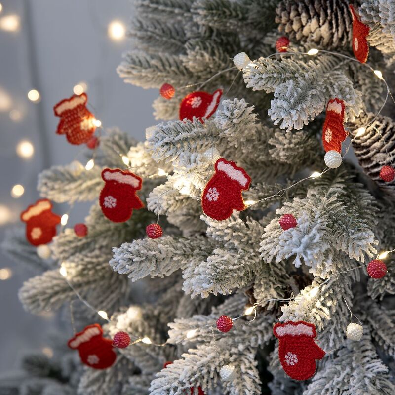 Гирлянда Merry Mittens, красная арт.16953.50