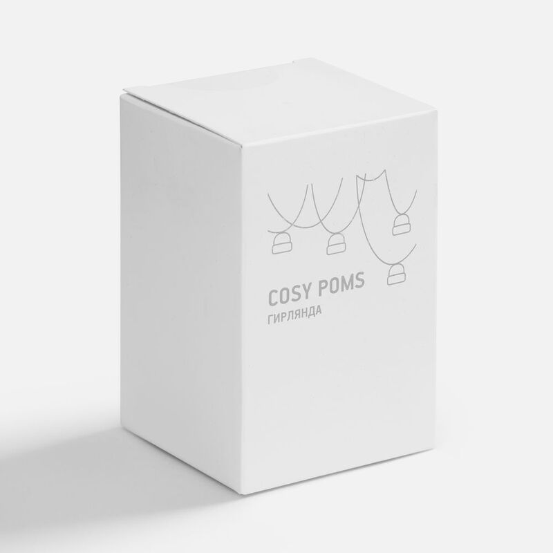 Гирлянда Cosy Poms, синяя арт.16957.40