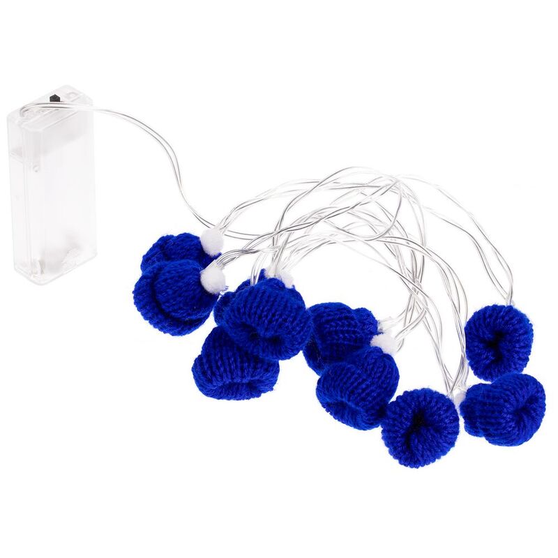 Гирлянда Cosy Poms, синяя арт.16957.40