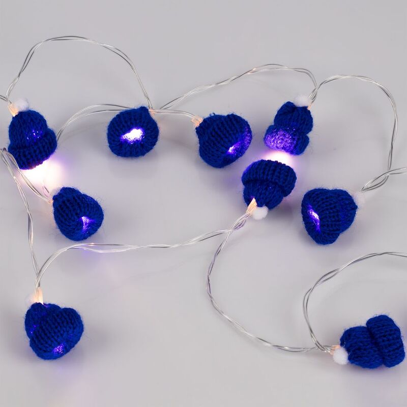 Гирлянда Cosy Poms, синяя арт.16957.40