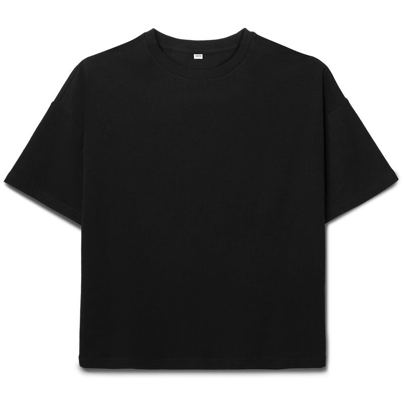 Футболка детская оверсайз Teezer, черная арт.16963.30