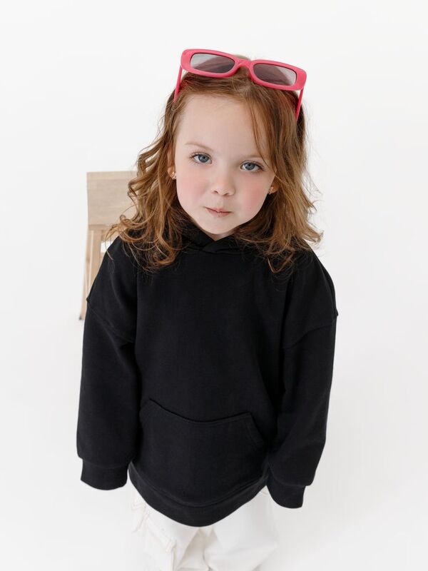 Худи детское оверсайз Houdini, черное арт.16964.30