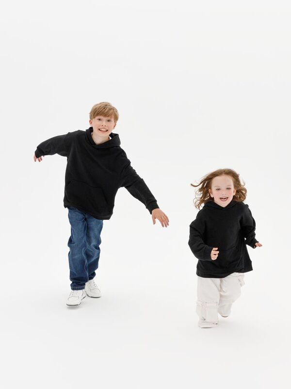 Худи детское оверсайз Houdini, черное арт.16964.30