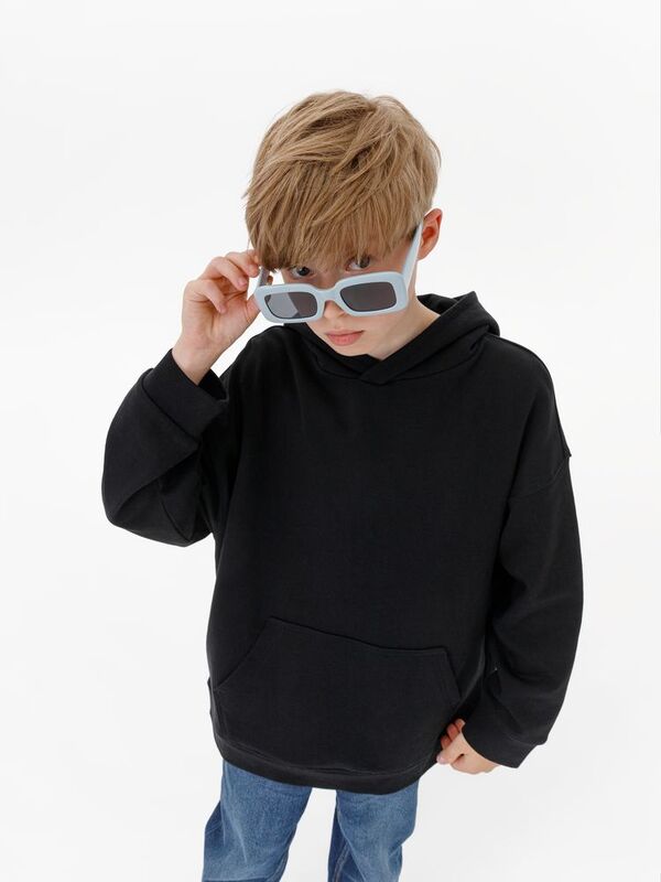 Худи детское оверсайз Houdini, черное арт.16964.30