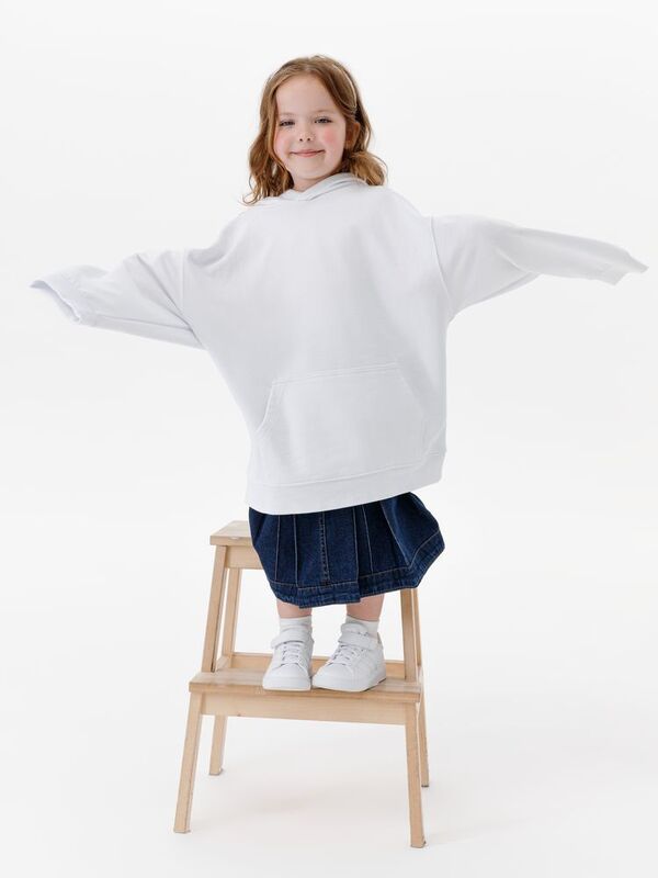 Худи детское оверсайз Houdini, белое арт.16964.60