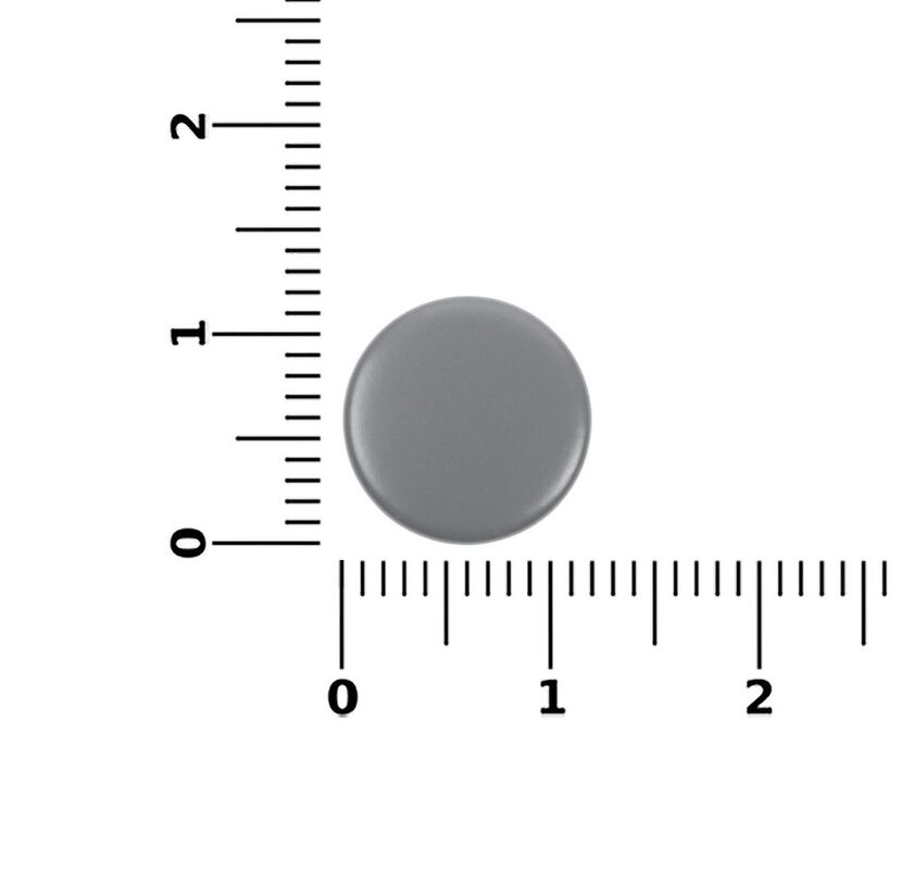 Кнопка Clavis, M, серая арт.19717.11