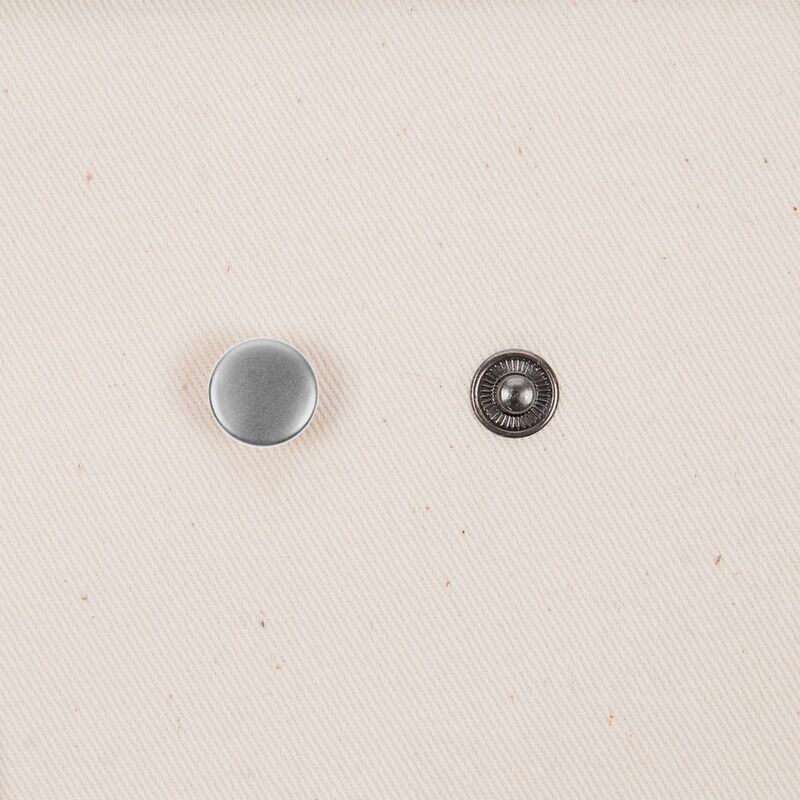 Кнопка Clavis, M, серебристая арт.19717.10