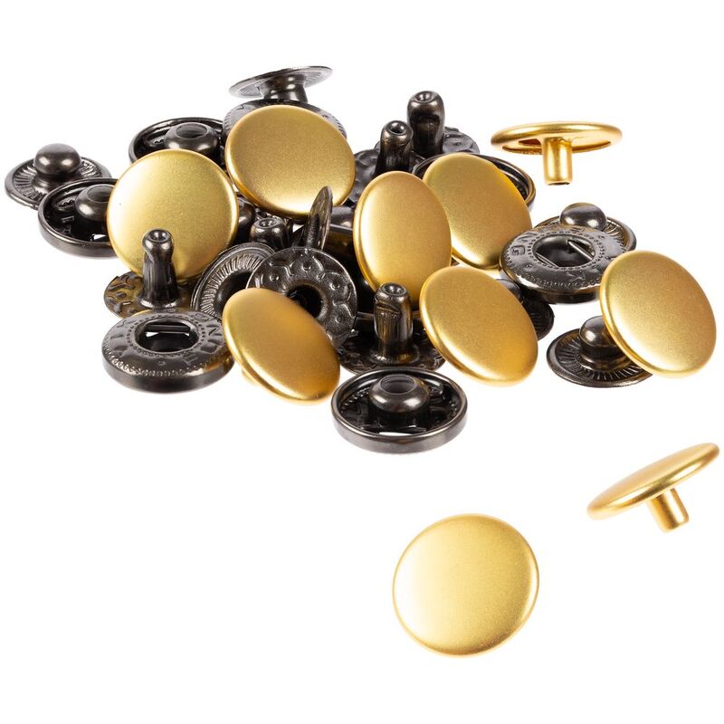 Кнопка Clavis, M, золотистая арт.19717.00