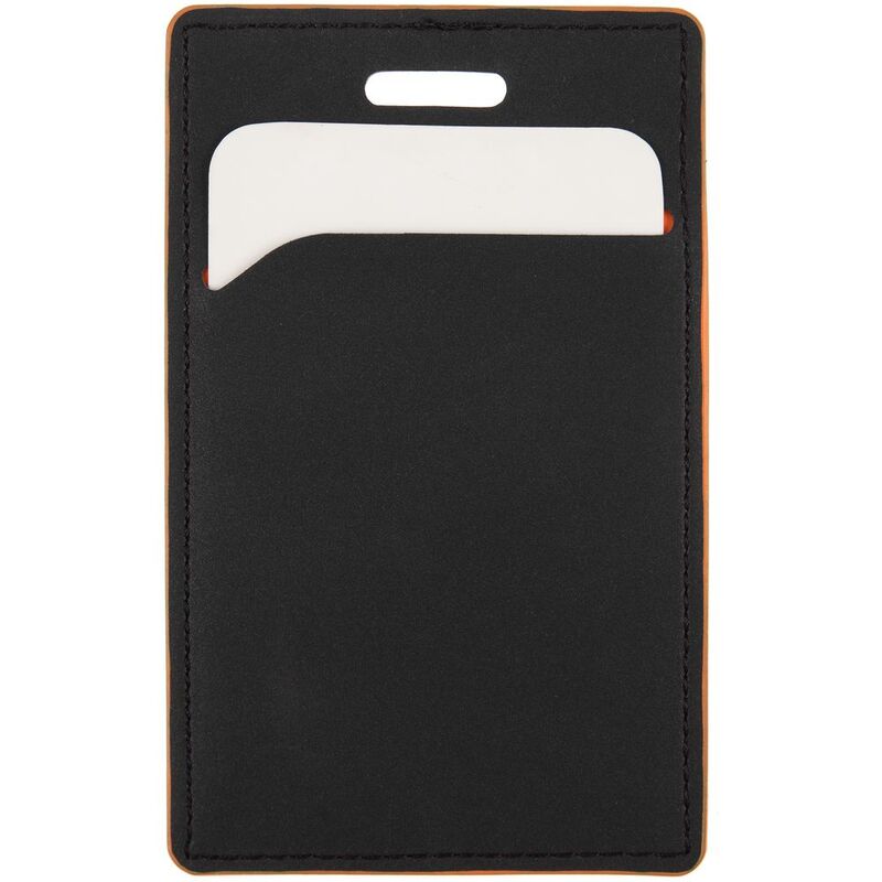 Чехол для пропуска Multimo, черный с оранжевым арт.17623.32