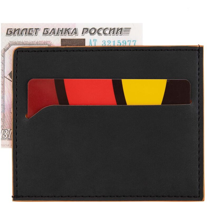 Картхолдер Multimo, черный с оранжевым арт.17523.32