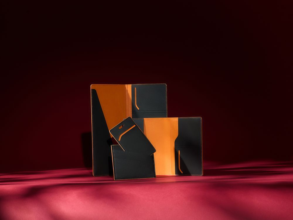 Картхолдер Multimo, черный с оранжевым арт.17523.32