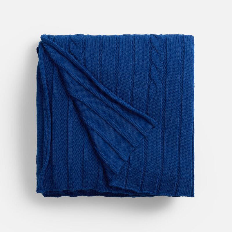 Плед Tressa, темно-синий (кобальт) арт.19622.47