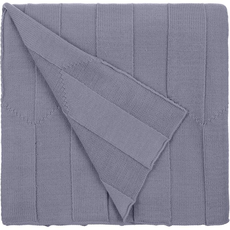 Плед Rombus, серый (стальной) арт.19623.34