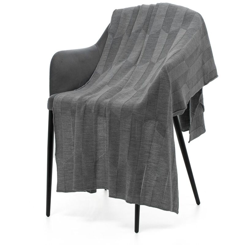 Плед Rombus, серый меланж арт.19623.32