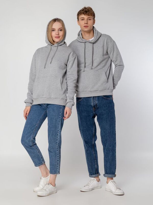 Худи Kirenga 2.0 Heavy, ver. 2, серый меланж арт.16215.13