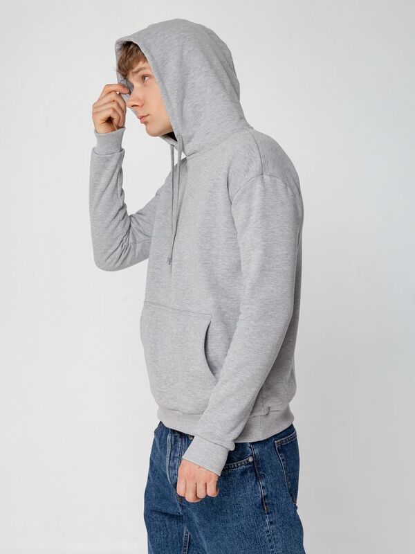 Худи Kirenga 2.0 Heavy, ver. 2, серый меланж арт.16215.13