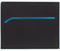 Картхолдер Multimo, черный с бирюзовым арт.17523.49