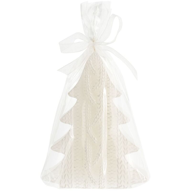 Свеча Kniteam, елка, белая арт.19335.60