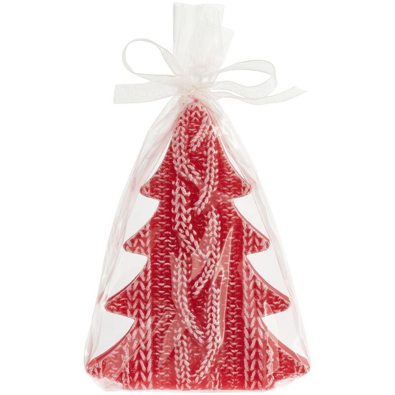 Свеча Kniteam, елка, красная арт.19335.50