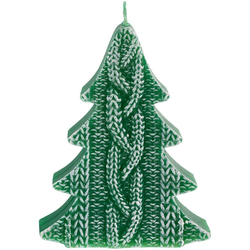 Свеча Kniteam, елка, зеленая арт.19335.90