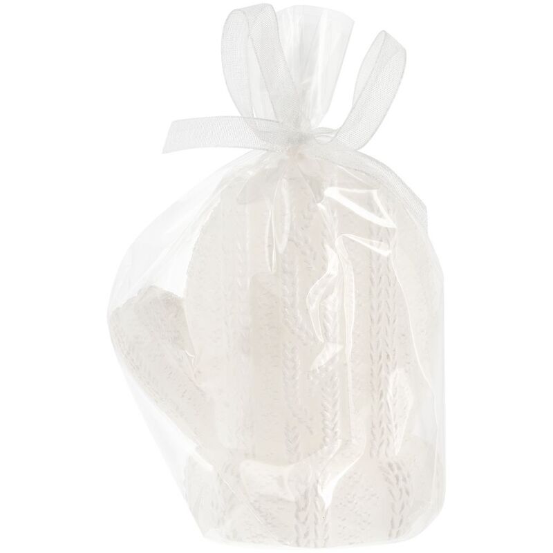 Свеча Kniteam, варежка, белая арт.19336.60