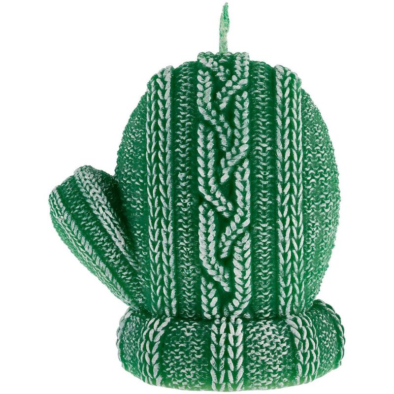Свеча Kniteam, варежка, зеленая арт.19336.90