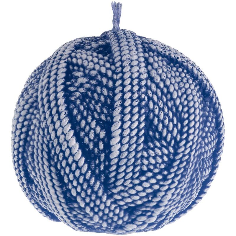 Свеча Kniteam, клубок, синий арт.19337.40