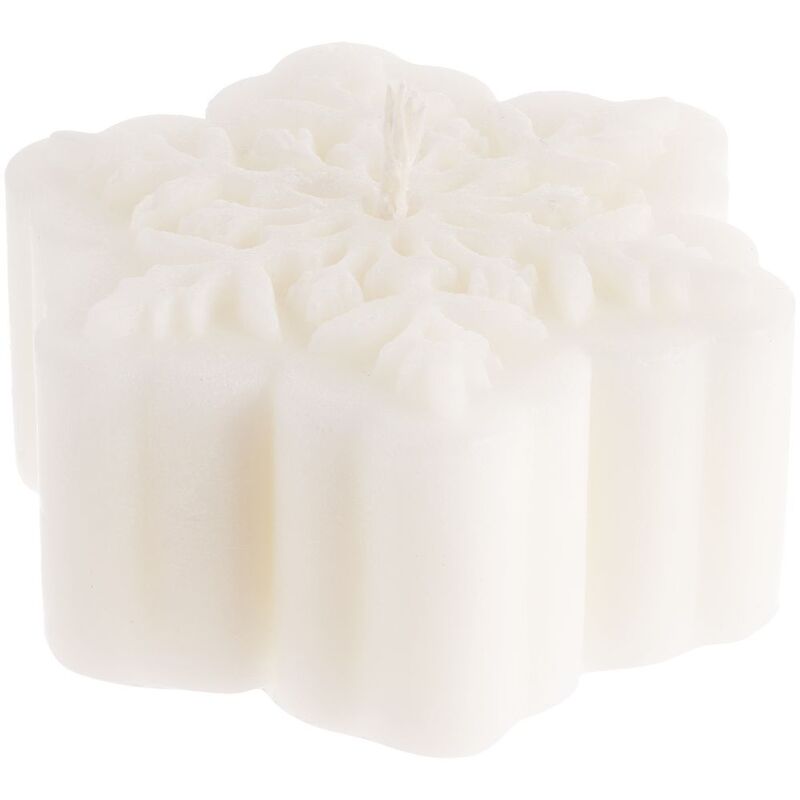 Свеча Snowlight 2, белая, 6 см арт.19339.60