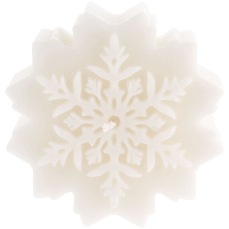 Свеча Snowflame 2, белая, 8 см арт.19342.60