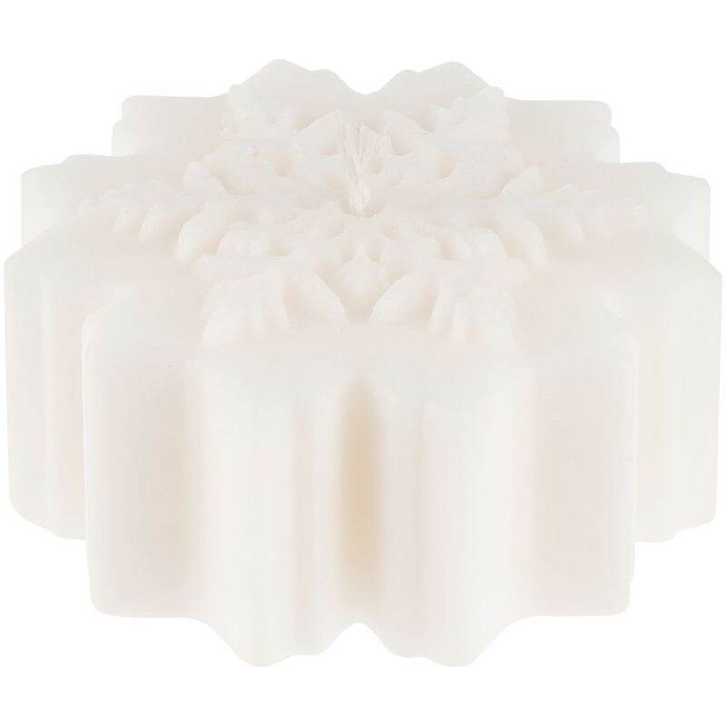 Свеча Snowflame 2, белая, 8 см арт.19342.60