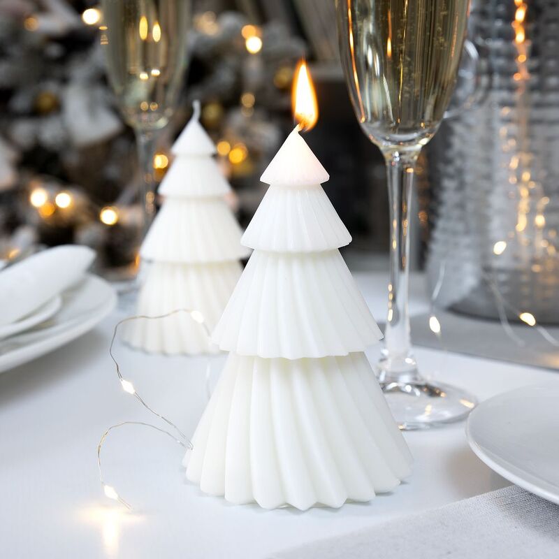 Свеча Snowtree, белая арт.19347.60