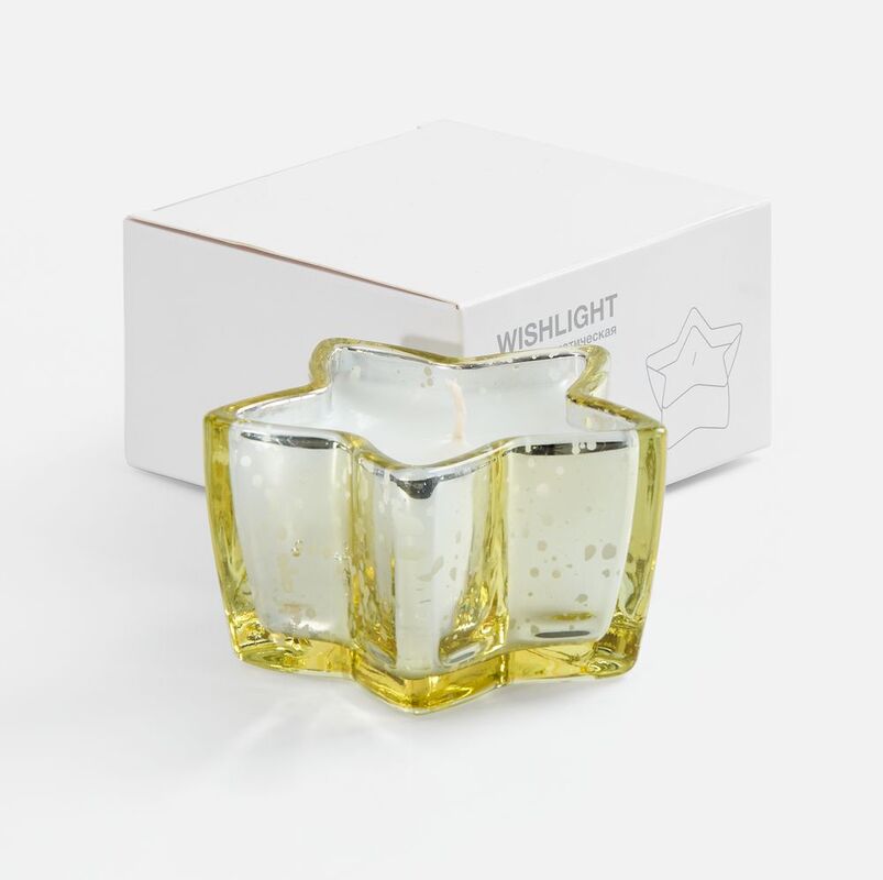 Свеча Wishlight, золотистая арт.19356.00