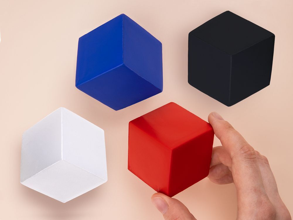 Антистресс &laquo;Кубик&raquo;, синий арт.16651.40