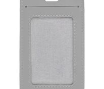 Чехол для пропуска Shall Simple, серый арт.19094.10