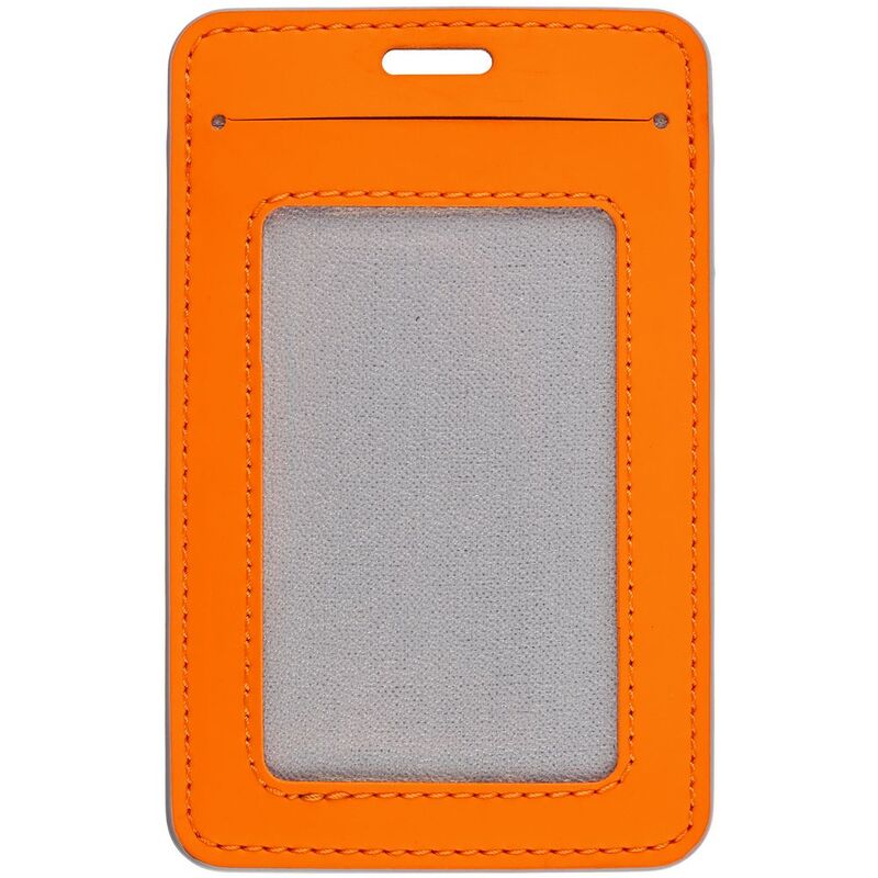 Чехол для пропуска Shall Simple, оранжевый арт.19094.20