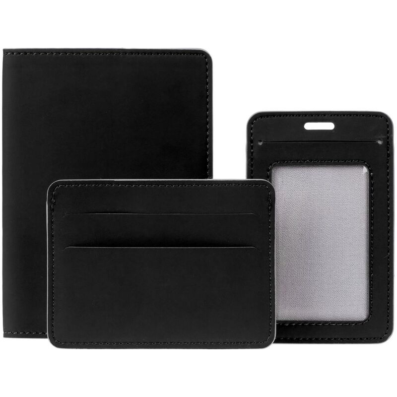 Чехол для пропуска Shall Simple, черный арт.19094.30