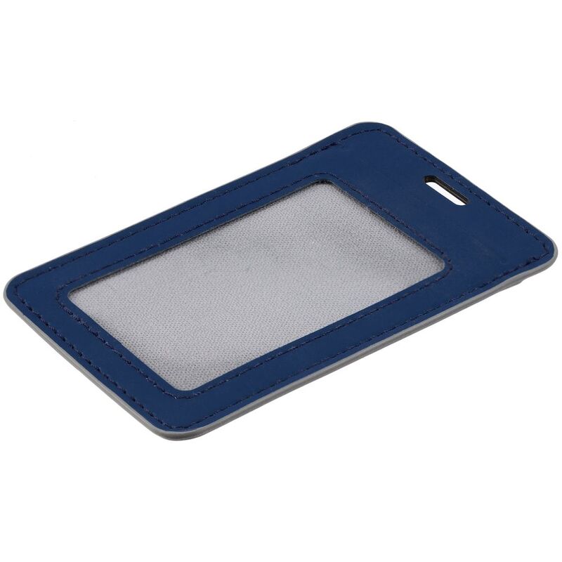 Чехол для пропуска Shall Simple, синий арт.19094.40