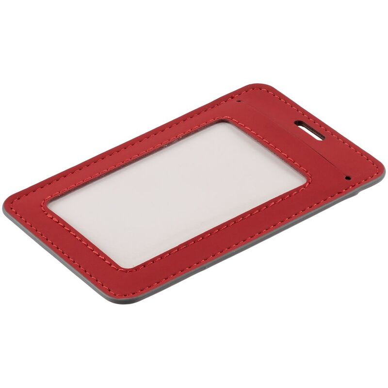 Чехол для пропуска Shall Simple, красный арт.19094.50