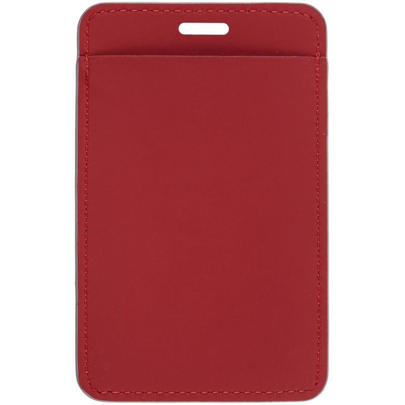 Чехол для пропуска Shall Simple, красный арт.19094.50